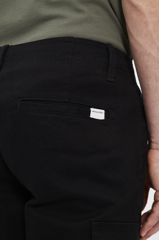 Pantalon cargo multipoches noir