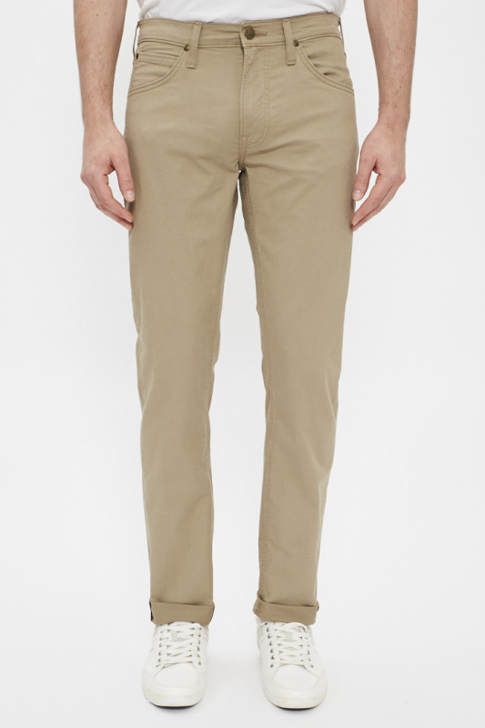 Jeans Daren Zip fly beige homme