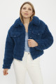 Veste Buble sherpa bleue