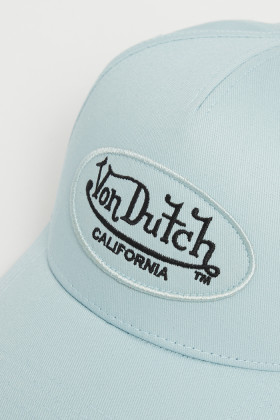 casquette von dutch baseball ciel en coton