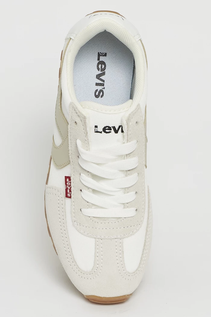 Baskets Stryder blanches femme levi s Destock Jeans