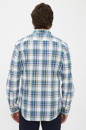 Chemise à carreaux Ls Battery coupe slim