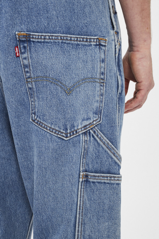 Salopette en jeans medium indigo 100% coton levi's