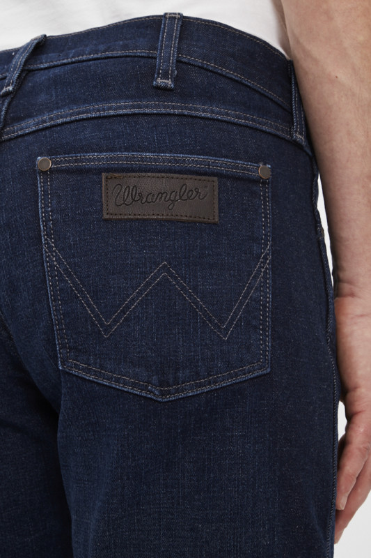 Jeans Larston bleu Wonderwall en coton et élathanne