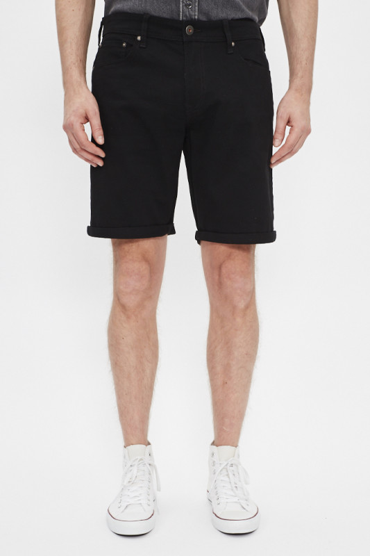 Short en jean original noir homme