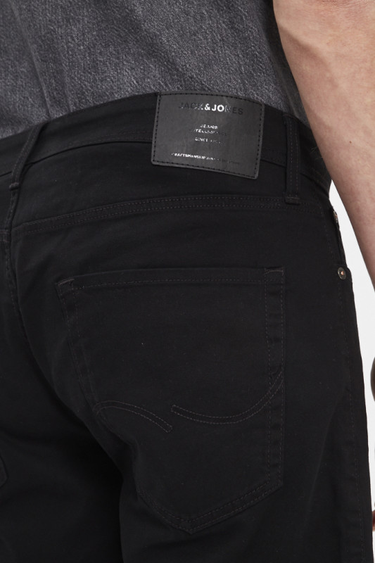 Short en jean original noir coton mélangé