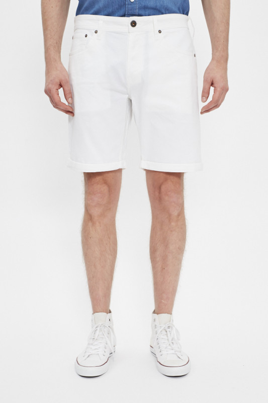 Short en jean original blanc homme*
