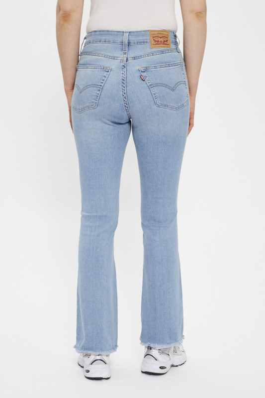 Jeans 725 bootcut taille haute bleu délavé