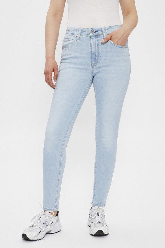 Jeans 721 bleu délavé extensible femme