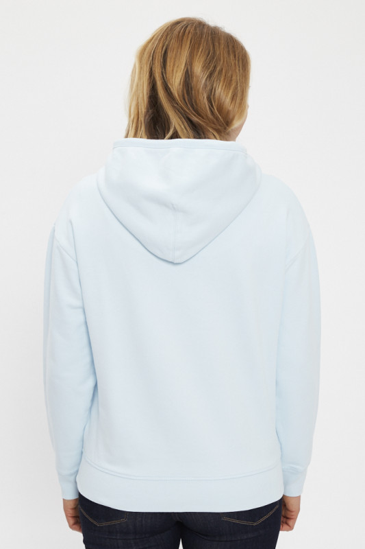 Sweat à capuche standard bleu ciel