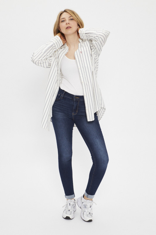 Jeans 720 super skinny taille haute femme levi's
