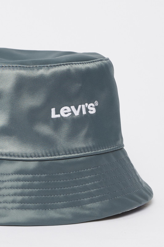 Bob réversible vert et multicolore femme levi's