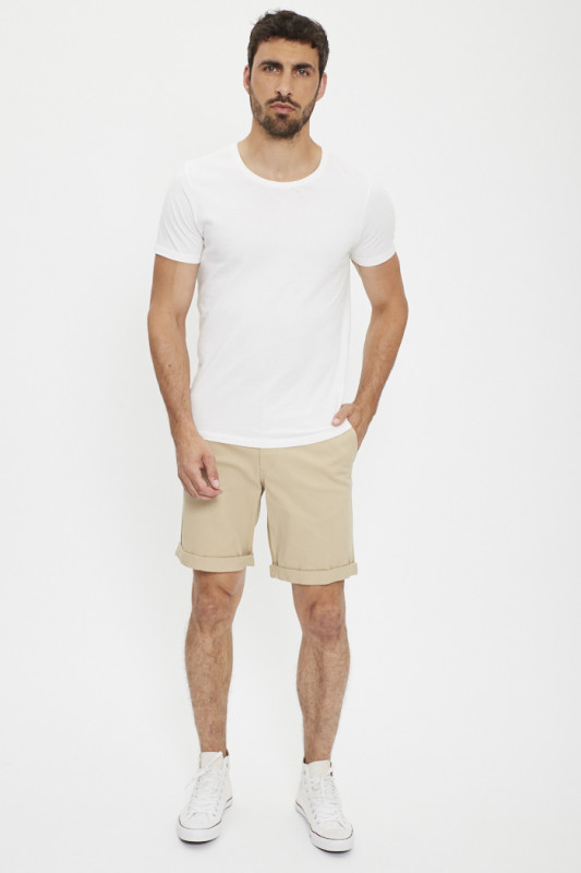 Short chino poivre blanc jack & jones