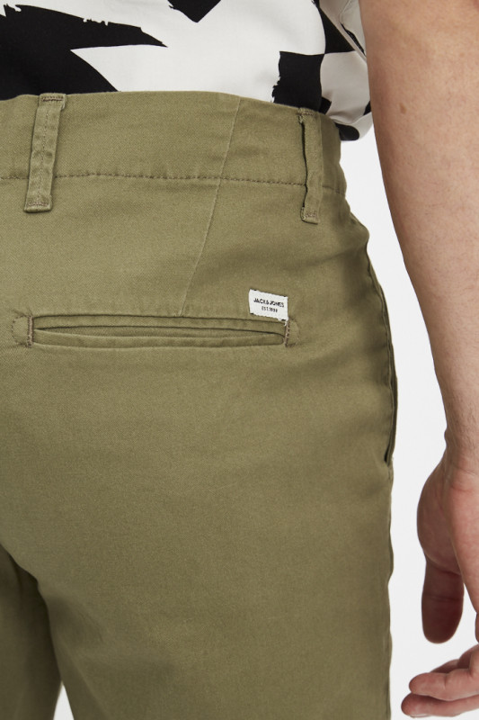 Short chino vert lichen homme Jack & Jones