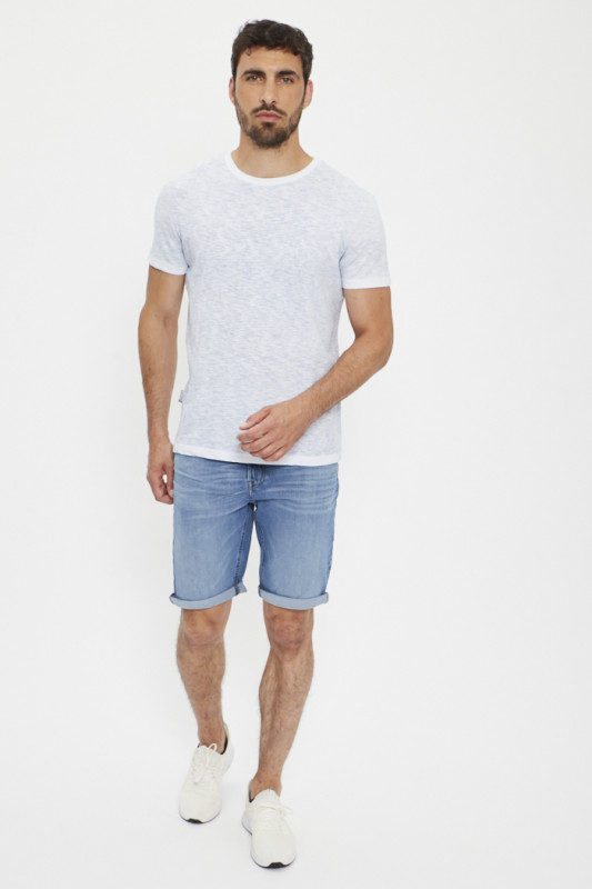 Short en jean carrier blue homme Lee