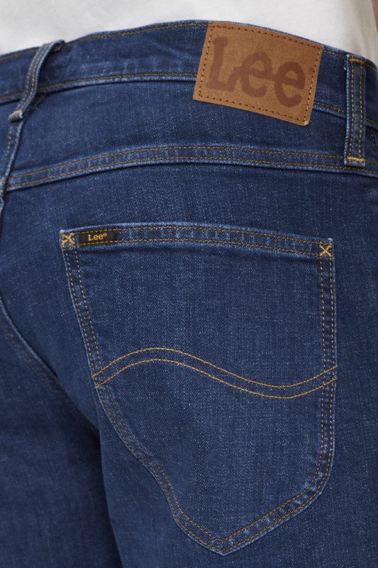 Short en jean bleu Sprinfield coton mélangé Lee