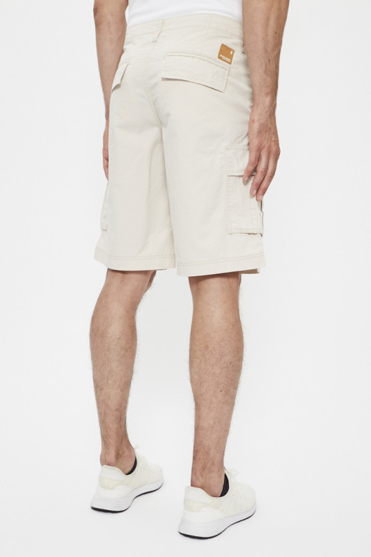 Bermuda cargo beige clair