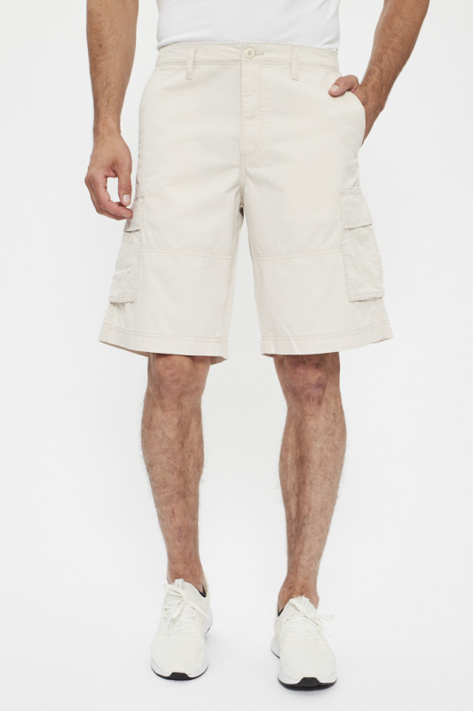 Bermuda cargo beige clair homme