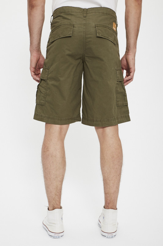 Bermuda cargo vert olive