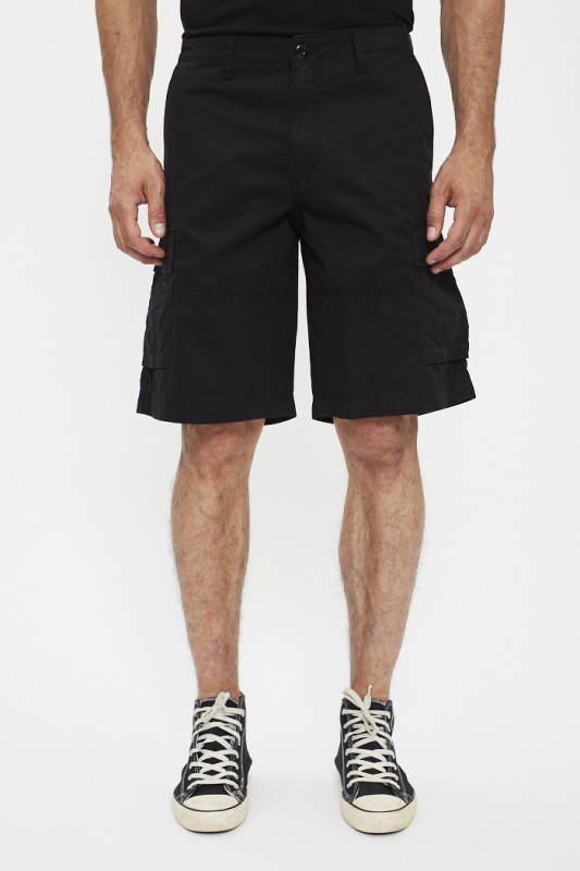 Bermuda cargo noir homme