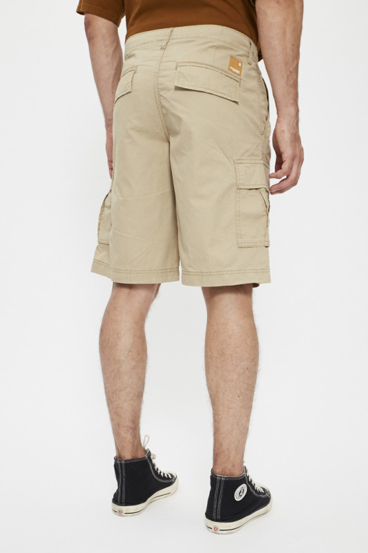 Bermuda cargo beige foncé