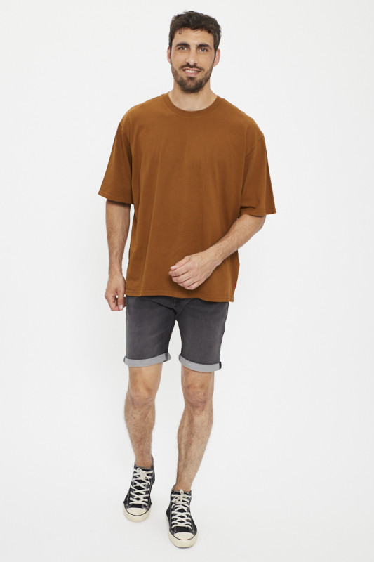 Bermuda cargo beige foncé homme Jack & Jones