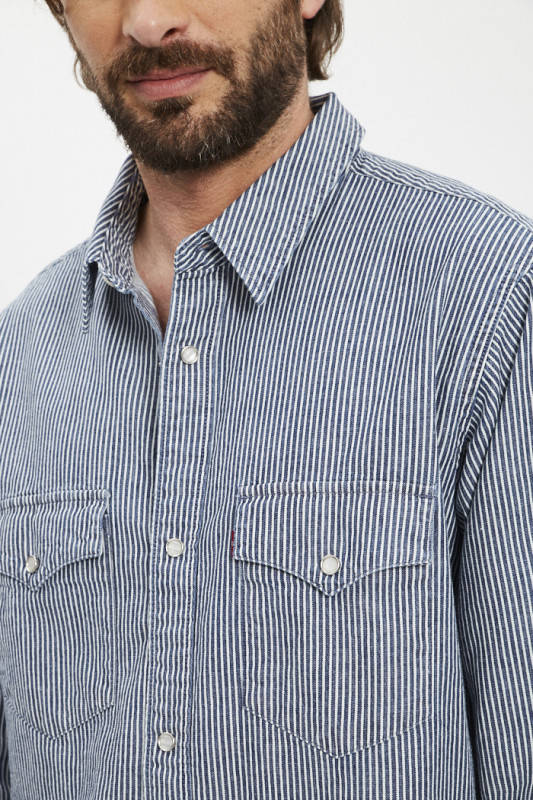 Chemise western à rayures coupe décontractée homme Levi's