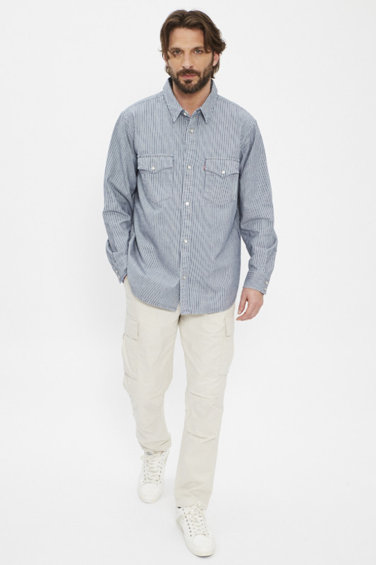 Chemise western à rayures coupe décontractée en coton Levi's