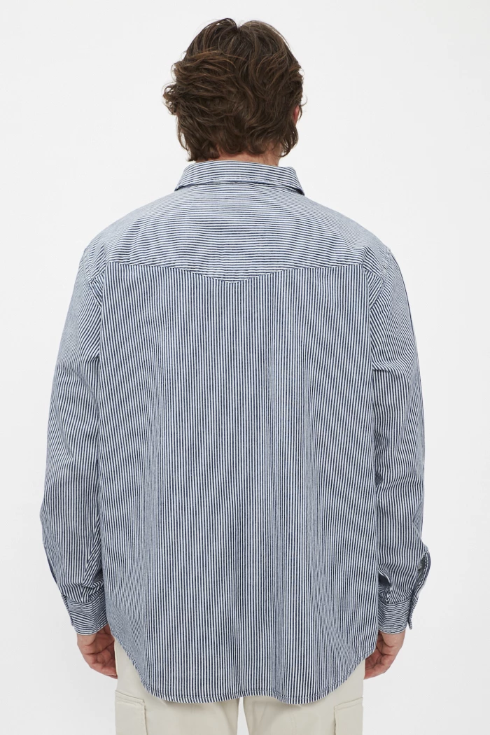 Chemise Denim Levi's Western Vintage Taille L - Manches Longues, état Très Bon
