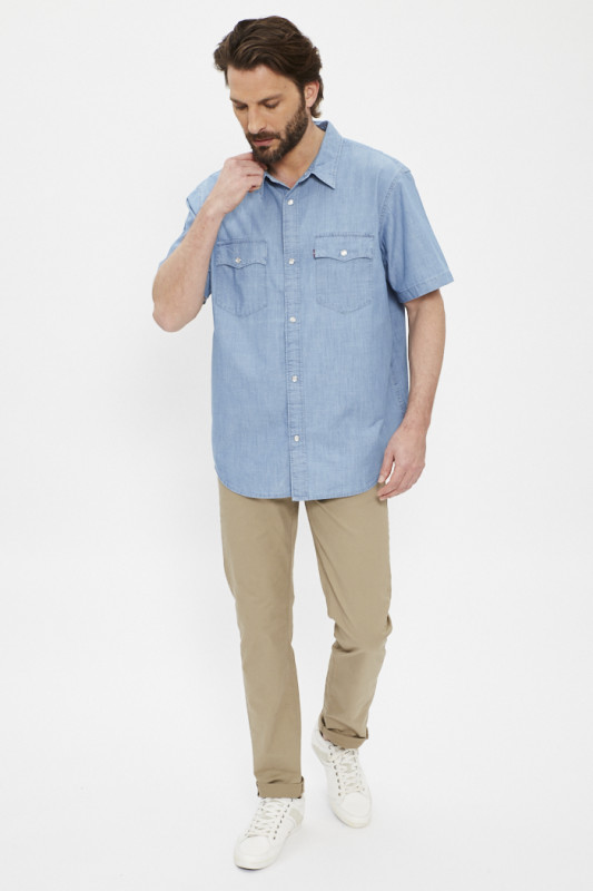 Chemise western manches courtes coupe décontractée homme Levi's
