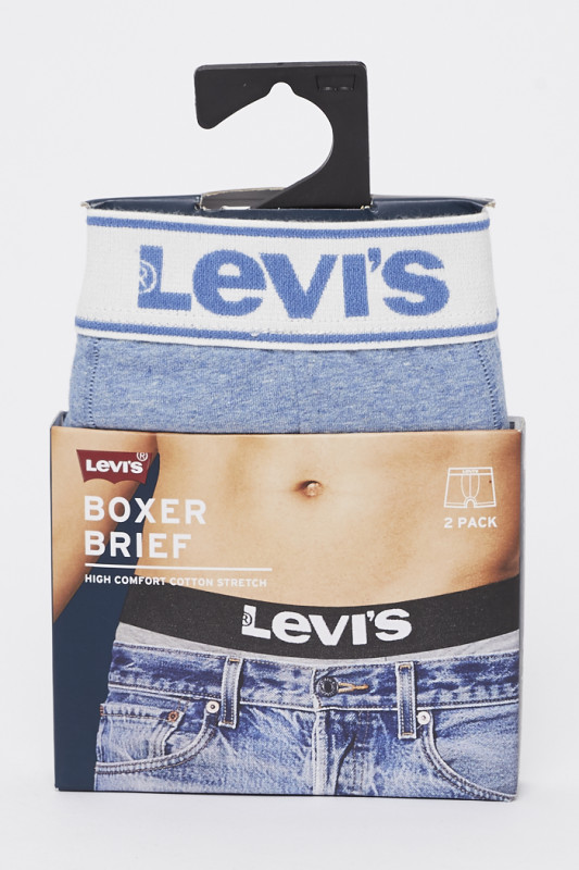 Pack de 2 shorty bleu ciel homme