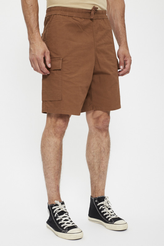Short surplus Cargo marron homme