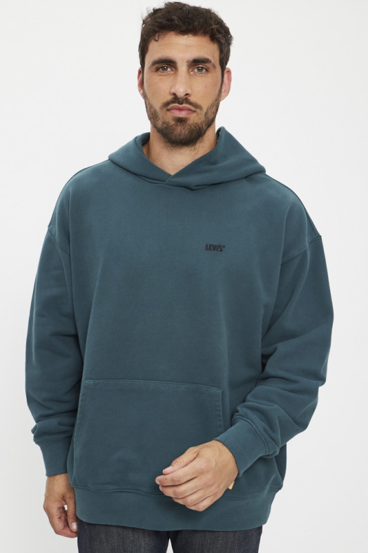 Hoodie Gol Tab vert mousse homme