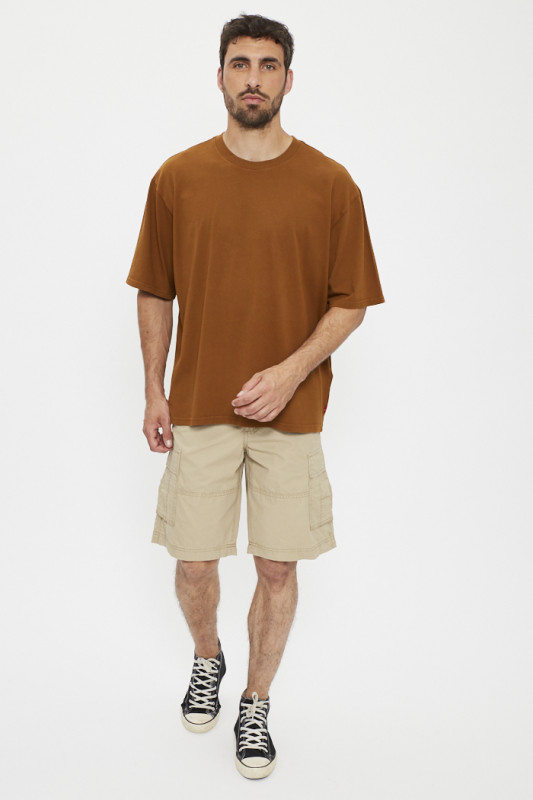 T-shirt vintage marron coupe décontractée homme Levi's