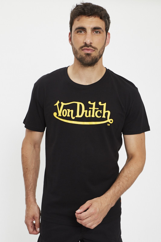 t-shirt manches courtes noir modèle Bruce homme
