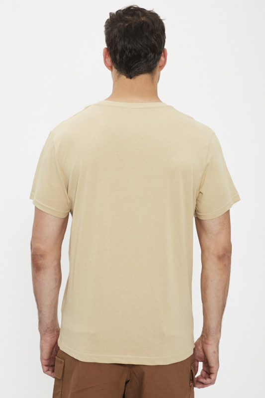 T-shirt beige manches courtes coupe regular coton von dutch