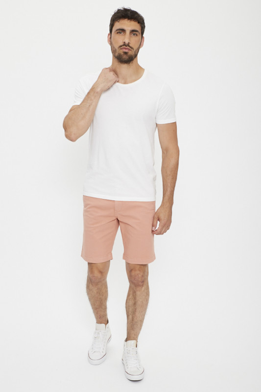 Short chino rose poudré homme levi's