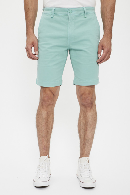 Short chino vert d'eau levi's en coton
