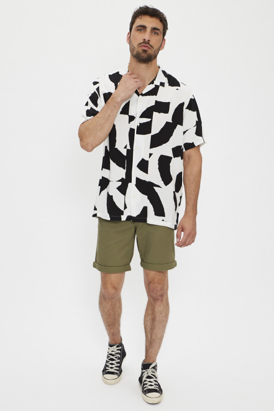 Chemise Jorjeff Gallery Resort jack & jones manches courtes