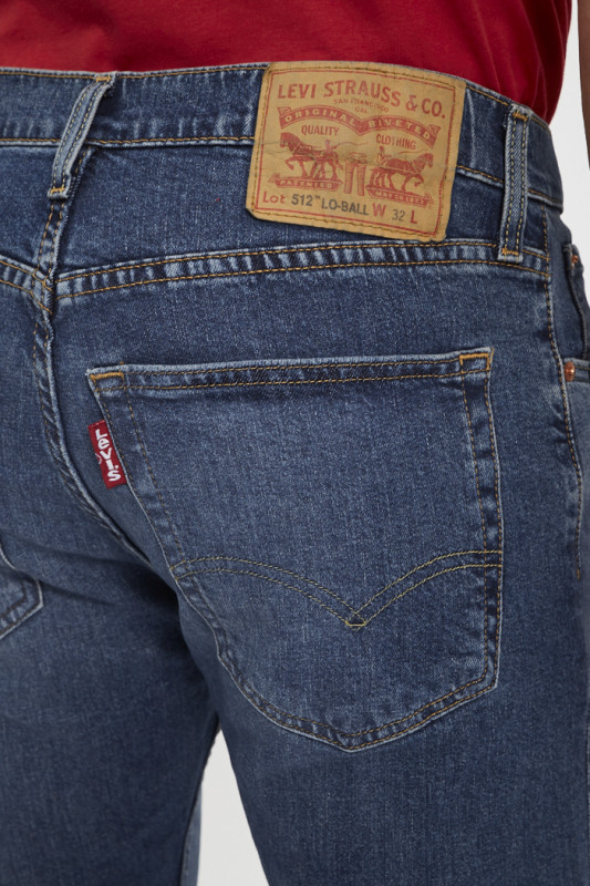 Jean Levi's 512 Homme - Taille W32 L32 - Bleu - Skinny - Occasion Parfait état