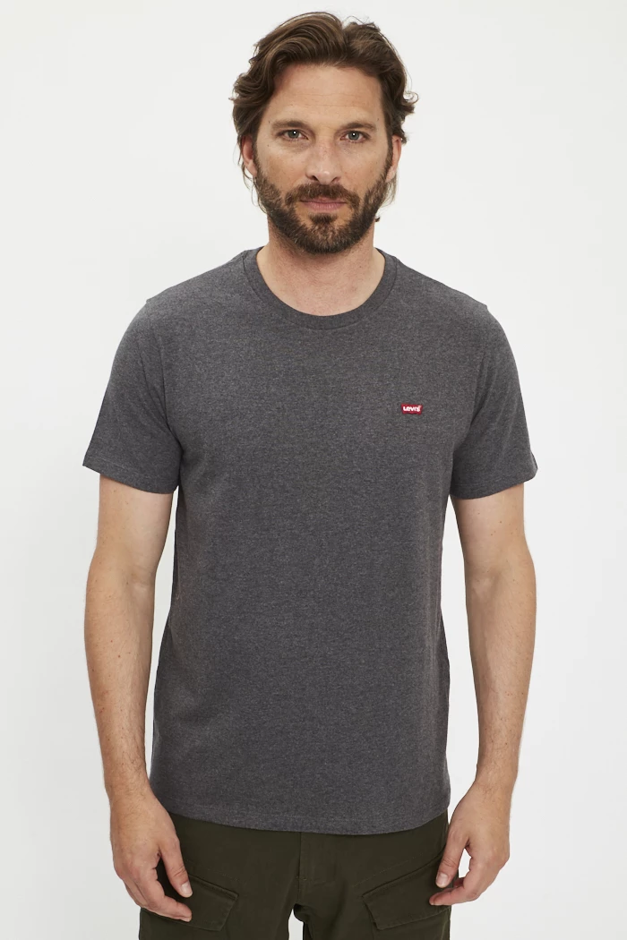 T-shirt Levi's Homme Taille M Gris - Occasion Très Bon état, Basique Intemporel