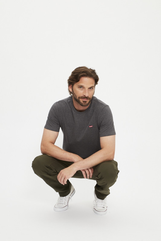 T-shirt regular fit gris chiné home Levi's