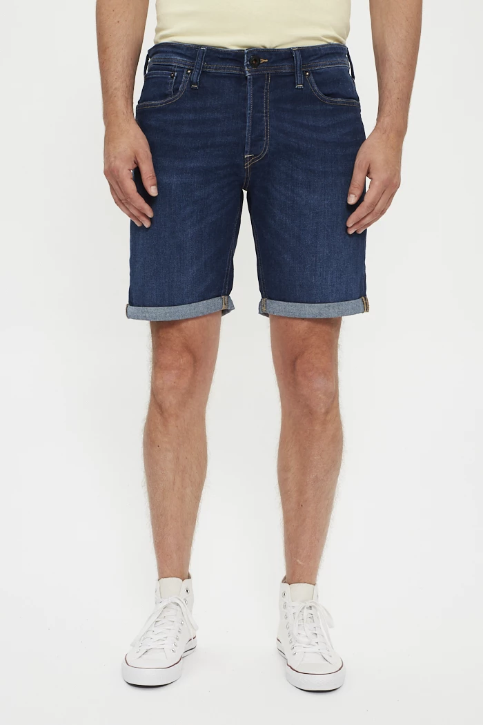Short En Jean Stretch Eleven Paris Taille 33 Homme - Neuf Sans étiquettes, Bleu Délavé