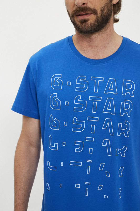 T-shirt Gradient Graphic bleu homme G-Star