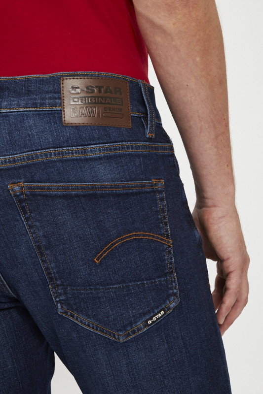  Jeans 3301 slim dark aged homme