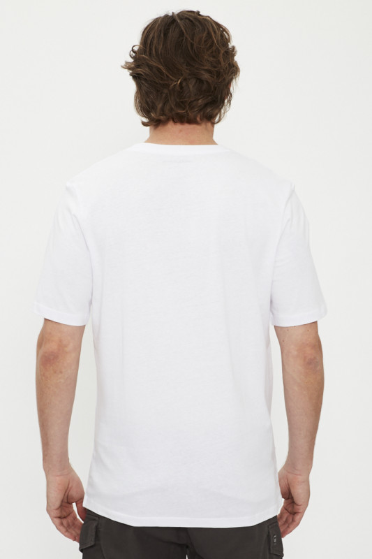 T-shirt blanc logo graphique