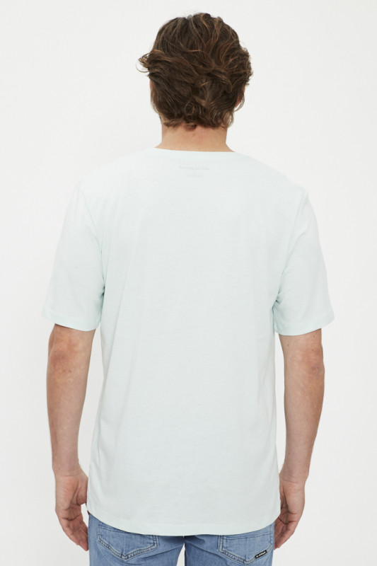 T-shirt graphique vert d'eau