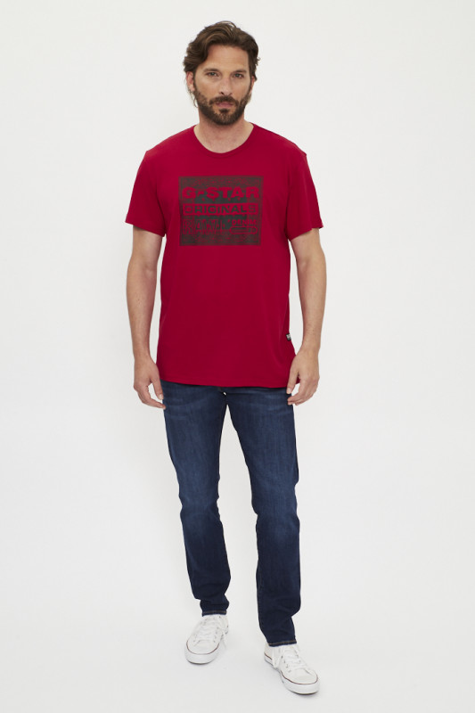 T-shirt graphique Bandana rouge g-star