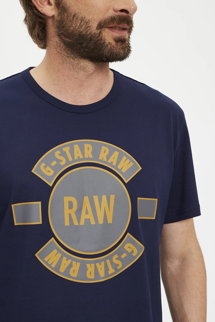 T-shirt G-STAR Maelen Teinté Bleu - Taille XS - Neuf Avec étiquettes