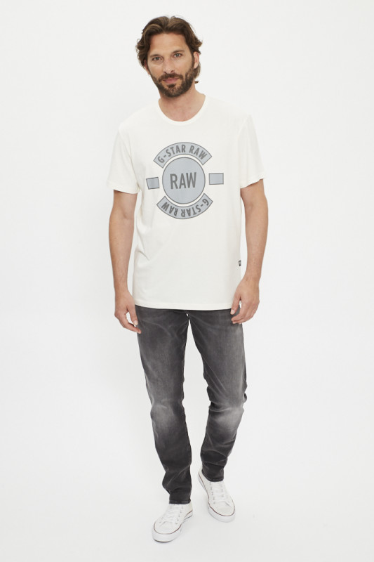T-shirt Badge Artwork blanc g-star